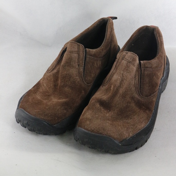 GBX Shoes Gbx Trail Hiker Brown Suede Slip On Shoes Sz 8